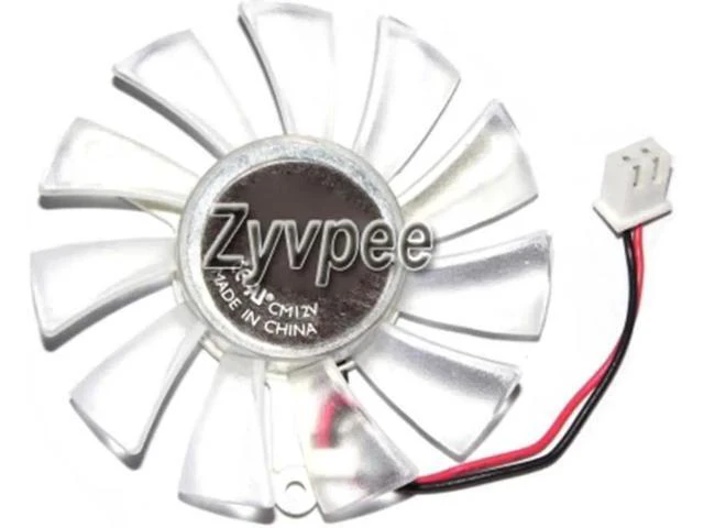 Alt view image 3 of 3 - for A6010-33CB-2FN-F1 DF0601012SEMN 12V 0.2A 2 wires frameless vga fan