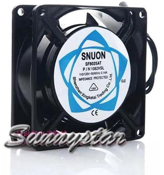 Main image of for SUNON 8025 8CM SF8025AT 1082HSL 110~120VAC 50~60Hz 0.1A Sleeve Bearing 2Wires Coolign Fan