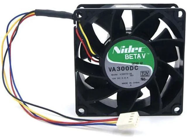 Main image of for NIDEC 8CM V35072-35 Dual Balls bearing DC Fan with 12V 0.9A 4 Wires 4Pins connector