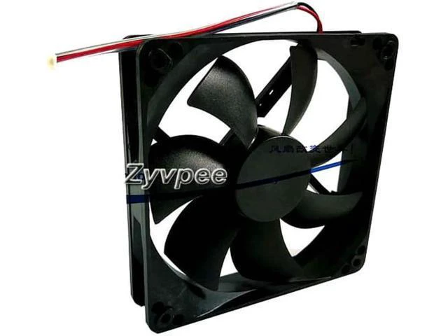 Alt view image 5 of 6 - for 120*25mm HA1225L12S-Z DC12V 0.33A 2 wires 2 pins 12CM case fan