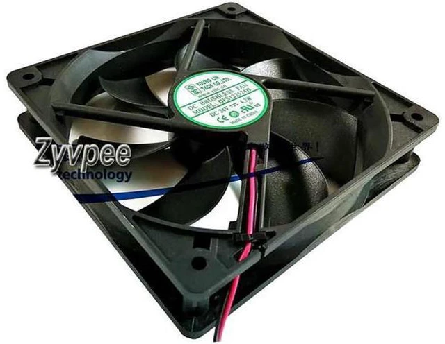 Main image of for 20*25mm DFS122524H DC24V 4,3W 2 wires 2 pin 12CM case fan