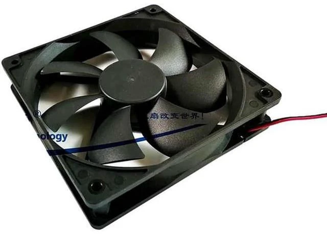 Alt view image 2 of 3 - for 20*25mm DFS122524H DC24V 4,3W 2 wires 2 pin 12CM case fan