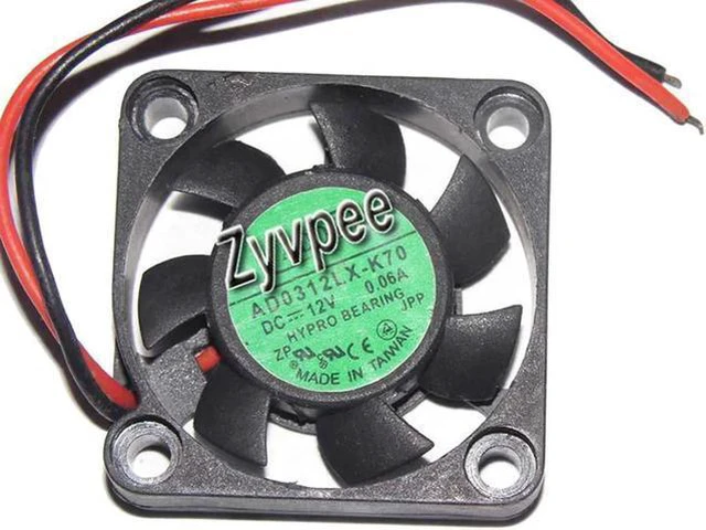 Main image of for 3010 AD0312LX-K70 DC12V 0.06A 2 Wires 3CM PC CPU Cooling