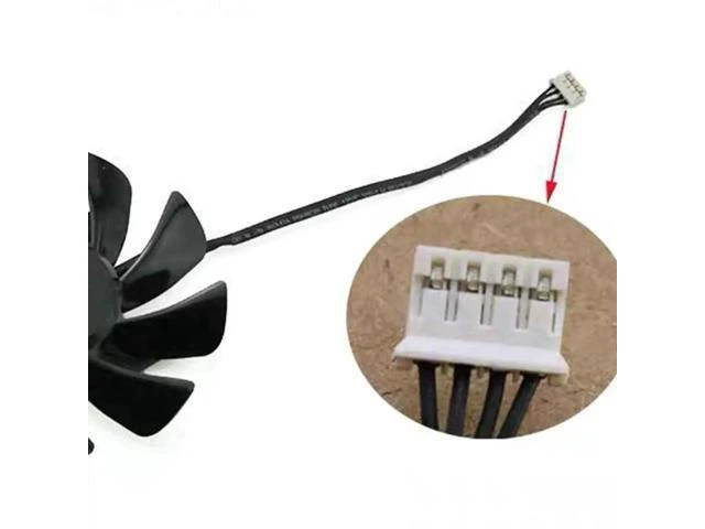 Alt view image 4 of 6 - Graphics Card Cooling Fans Suitable forSapphire RX 470D Gold OC RX 470D Platinum OC RX 570 Pulse ITX Series Desktop T129215SU 85mm 12V 0.5A 4Pin Video Card Cooler Fans GPU Fan