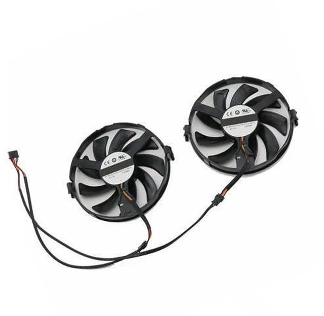 Alt view image 4 of 6 - Graphics Card Cooling Fans Suitable forXFX R7 350 360 370 R9 380 370X 380X RX 460 560 Series Desktop FDC10U12S9-C 93mm 12V 0.45A 4Pin Video Card Cooler Fans GPU Fan
