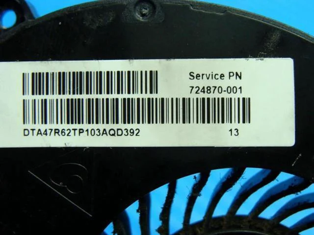 Alt view image 3 of 5 - Aomoproing Cpu cooling fan for HP Pavilion 17-e016dx 17.3 inches 724870-001