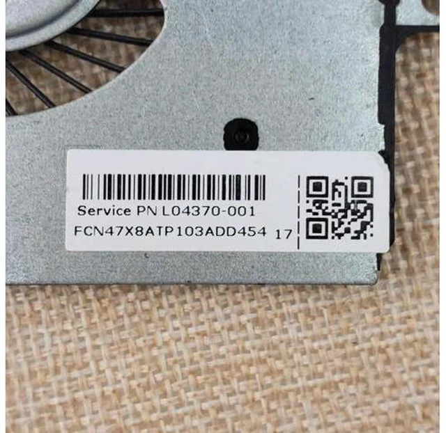 Alt view image 3 of 5 - Aomoproing Cpu cooling fan for HP ProBook 430 G5 L04370-001 L04369-001