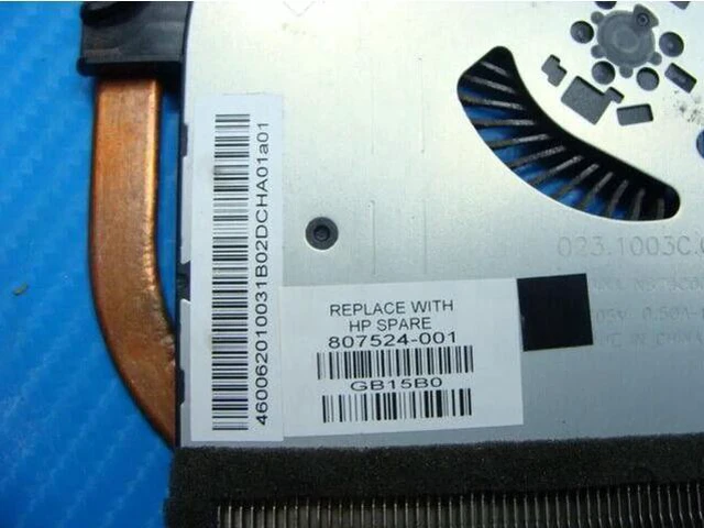 Alt view image 2 of 5 - Aomoproing Cpu cooling fan for HP ENVY x360 m6-w103dx 15.6 inches with Heatsink 807524-001