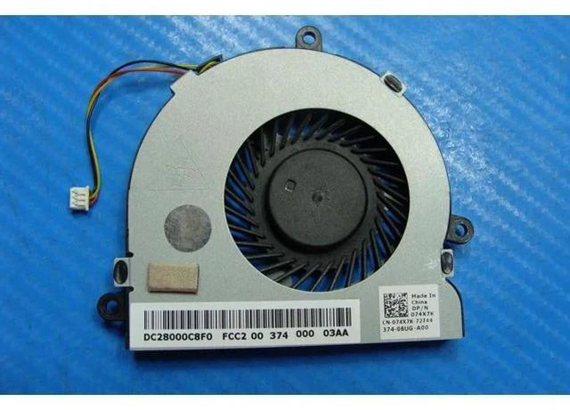 Alt view image 2 of 4 - Aomoproing Cpu cooling fan for Dell Inspiron 15 3521 15.6 inches 74x7k dc28000c8f0