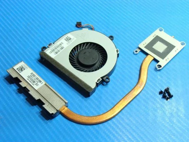 Alt view image 2 of 5 - Aomoproing Cpu cooling fan for HP 15-ba009dx 15.6 inches with Heatsink 813946-001 813947-001