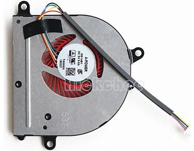 Alt view image 2 of 5 - Aomoproing Cpu cooling fan for MSI S1 S1-01 S1-02 MS-14B1 PE42 PS42 MS-14B1 14B2 MX150