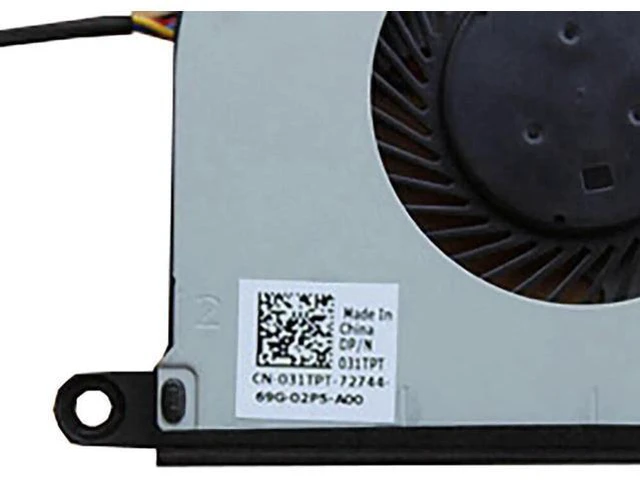 Alt view image 3 of 5 - Aomoproing Cpu cooling fan for Dell Inspiron15-7569 7579 7368 P58F 031TPT FHJD 5368 5568