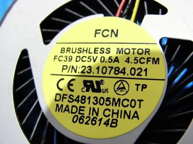 Alt view image 2 of 5 - Aomoproing Cpu cooling fan for Dell Inspiron 3542 15.6 inches with Heatsink 9W0J6 460.00G01.0011