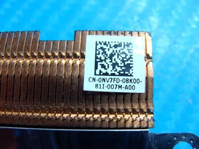 Alt view image 3 of 5 - Aomoproing Cpu cooling fan for Dell Latitude 5480 14 inches with Heatsink NV7FD
