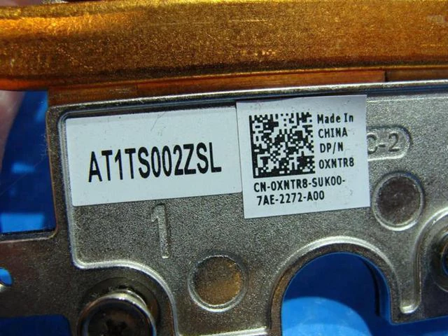 Alt view image 3 of 5 - Aomoproing Cpu cooling fan for Dell Precision 7520 15.6 inches s with Heatsink XNTR8 AT1TS002ZSL
