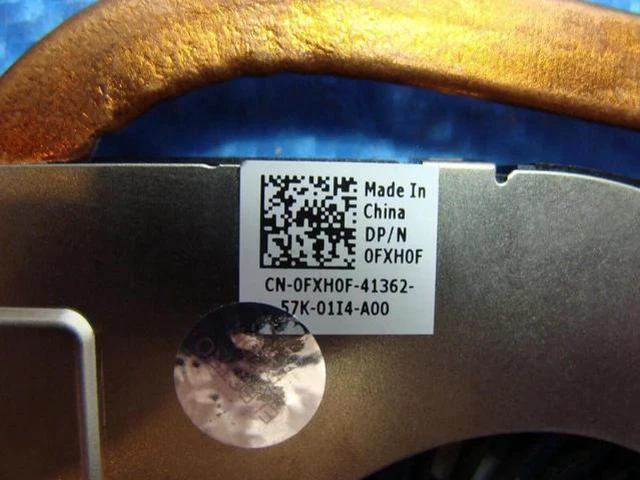 Alt view image 3 of 5 - Aomoproing Cpu cooling fan for Dell Inspiron 5555 15.6 inches with Heatsink AT1DE001DC0 FXH0F