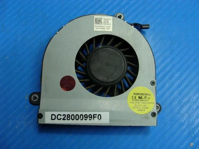 Alt view image 2 of 4 - Aomoproing Cpu cooling fan for Dell Alienware M17x R4 17.3 inches GVHX3 DC2800099F0