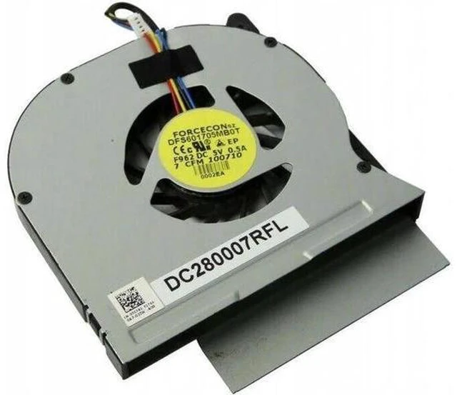 Alt view image 2 of 4 - Aomoproing Cpu cooling fan for DELL Latitude E6510 TCF42 CN-0
