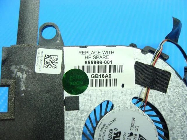 Alt view image 3 of 5 - Aomoproing Cpu cooling fan for HP Pavilion x360 m3-u001dx 13.3 inches with Heatsink 855966-001