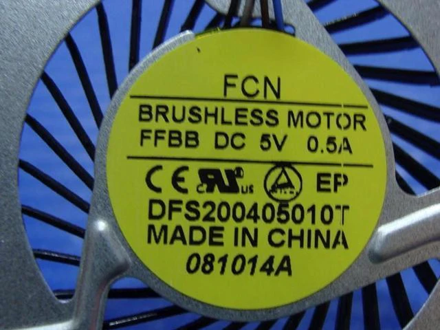 Alt view image 3 of 5 - Aomoproing Cpu cooling fan for HP 15-f039wm 15.6 inches 736278-001