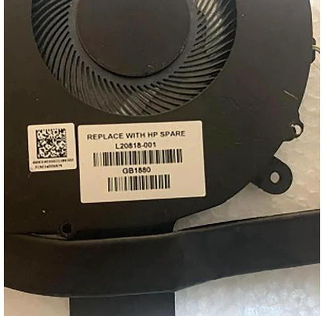 Alt view image 2 of 5 - Aomoproing Cpu cooling fan for HP Pavilion x360 15-CR TPN-W132 L20819-001 4 wire