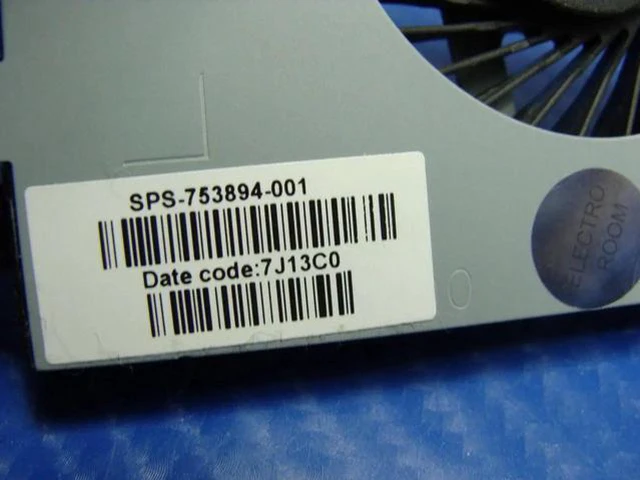 Alt view image 2 of 5 - Aomoproing Cpu cooling fan for HP 15-g019wm 15.6 inches DC28000E3F0 753894-001