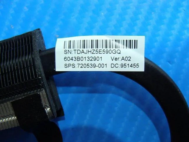 Alt view image 3 of 5 - Aomoproing Cpu cooling fan for HP Envy 15-j152nr 15.6 inches with Heatsink 720539-001