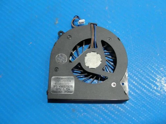 Alt view image 3 of 5 - Aomoproing Cpu cooling fan for Toshiba Satellite C55Dt-A5305 15.6 inches V000270070