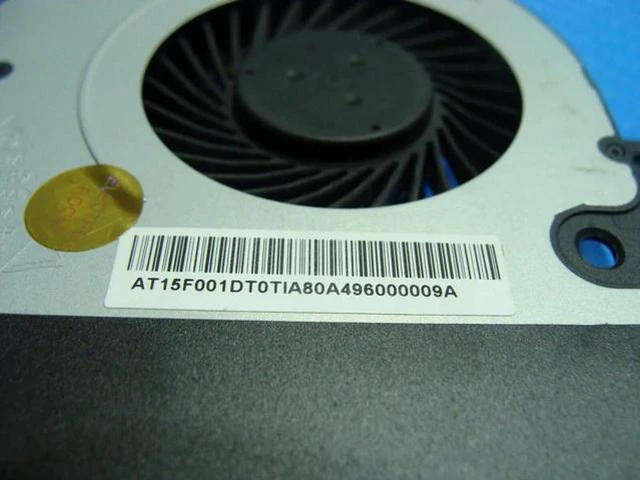Alt view image 3 of 5 - Aomoproing Cpu cooling fan for Toshiba Satellite C55-B5298 15.6 inches with Heatsink AT15F001DT0T