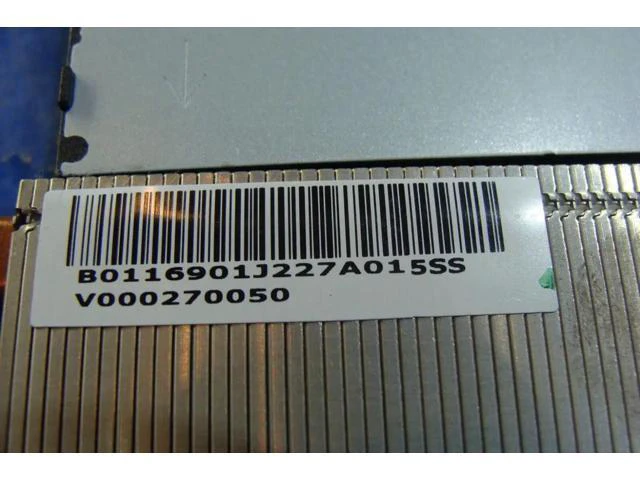 Alt view image 3 of 5 - Aomoproing Cpu cooling fan for Toshiba Satellite C855D-S5104 15.6 inches with Heatsink V000270050