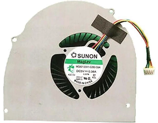 Alt view image 2 of 5 - Aomoproing Cpu cooling fan for Dell Latitude E6540 MG60120V1-C280-S9A radiator