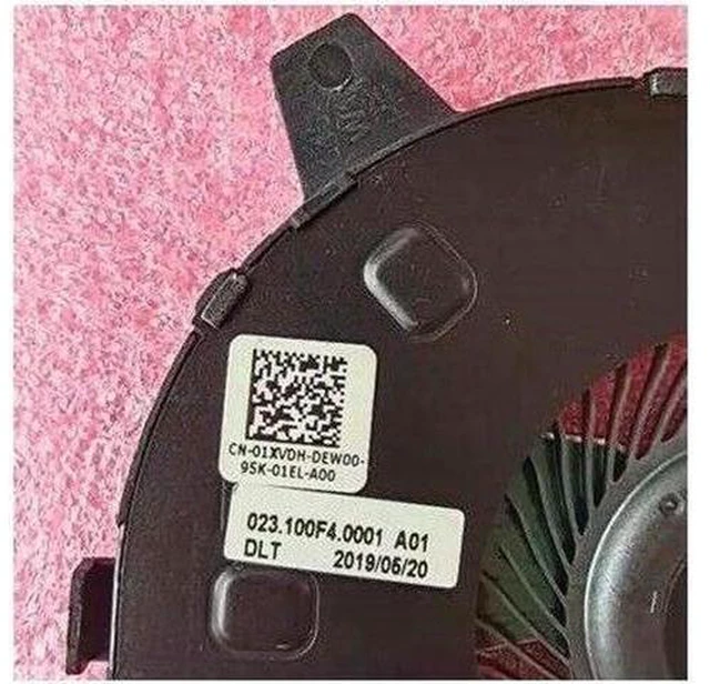 Alt view image 3 of 5 - Aomoproing Cpu cooling fan for Dell Inspiron 13 7390 2-in-1 01XVDH radiator FLBW 4pin