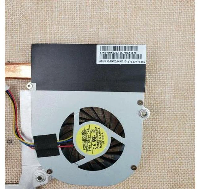 Alt view image 3 of 5 - Aomoproing Cpu cooling fan for Heatsink ASUS F80S F81S F83S 13GNXQ1AM010