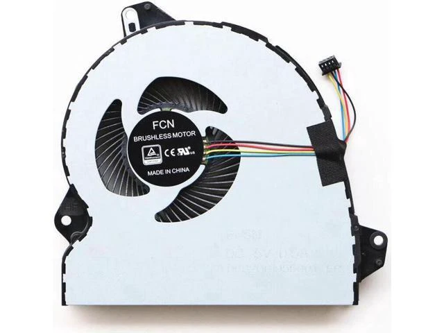 Alt view image 2 of 4 - Aomoproing Cpu cooling fan for Asus ROG Strix ZX53V ZX53VD ZX53VE ZX53VW GL553V GL553VD 4-PIN FJ5N