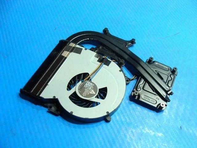 Alt view image 3 of 5 - Aomoproing Cpu cooling fan for HP ENVY TouchSmart 15-j051nr 15.6 inches Heatsink with 722389-001