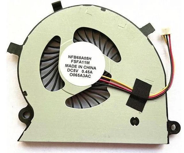 Alt view image 2 of 5 - Aomoproing Cpu cooling fan for Toshiba Satellite P50W-B P55W-B BLS NFB68A05H DC5V