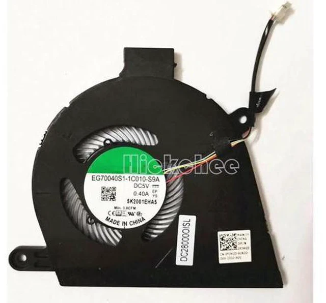 Alt view image 2 of 5 - Aomoproing Cpu cooling fan for Dell Latitude 9510 0YJMGD EG70040S1-1C010-S9A 4 PIN