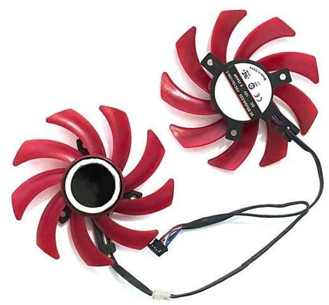 Alt view image 2 of 6 - Graphics Card Cooling Fans Suitable forXFX RX 460 470D 550 560 560D 2G 4G Series Desktop FDC10U12S9-C 85mm 12V 0.45A 4Pin Video Card Cooler Fans GPU Fan