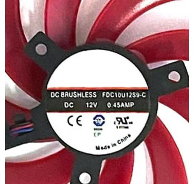 Alt view image 5 of 6 - Graphics Card Cooling Fans Suitable forXFX RX 460 470D 550 560 560D 2G 4G Series Desktop FDC10U12S9-C 85mm 12V 0.45A 4Pin Video Card Cooler Fans GPU Fan