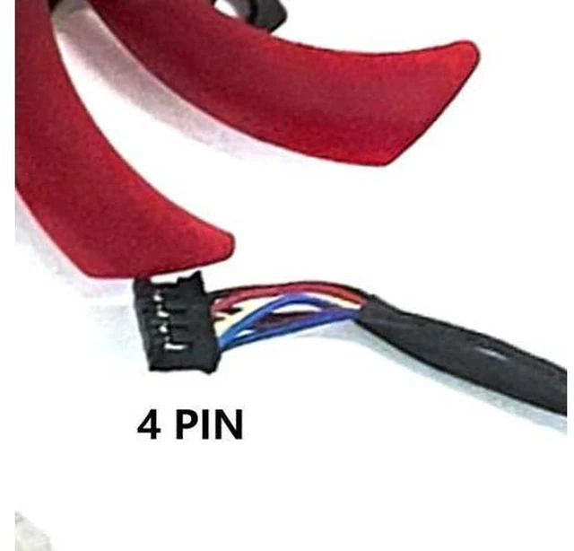 Alt view image 6 of 6 - Graphics Card Cooling Fans Suitable forXFX RX 460 470D 550 560 560D 2G 4G Series Desktop FDC10U12S9-C 85mm 12V 0.45A 4Pin Video Card Cooler Fans GPU Fan