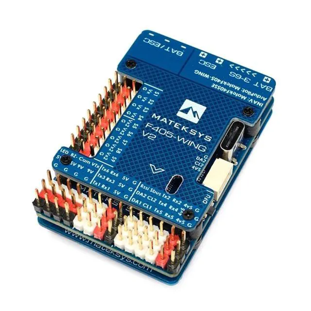 Alt view image 7 of 7 - HTLNUZD Mateksys F405 Wing V2 Flight Controller STM32F405RGT6 ICM42688P, OSD, SD Slot ArduPilot/INAV for RC Aircraft