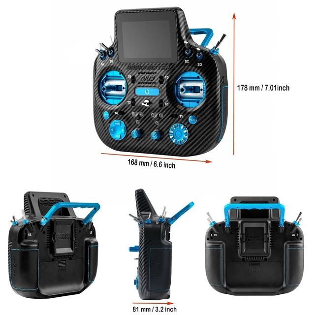 Alt view image 4 of 7 - RadioMaster GX15 MAX ELRS Gemini AG02 CNC Touch FPV Transmitter