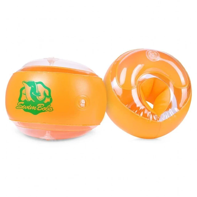 Alt view image 7 of 7 - HTLNUZD 2 Pack PVC Swimming Arm Float Rings, Arm Bands Inflatable Floatation for Children and Adults