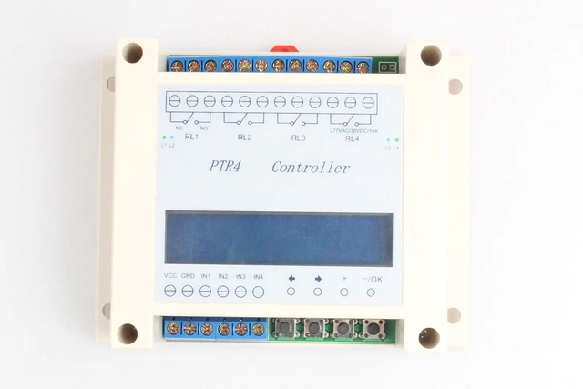 Alt view image 5 of 5 - 4-Channel Programmable Time Relay Controller 99-Step Multi-Channel Timing Trigger Solenoid Valve Linkage Control LCD Display Optocoupler Isolation
