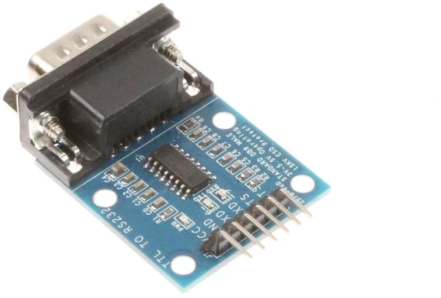 Alt view image 4 of 6 - TTL to RS232 Module Male Female Mutual Conversion Module Serial Level Conversion to SP232 TTL Serial Port Communicates with RS232 Level Device 15KV ESD Protect (Male)