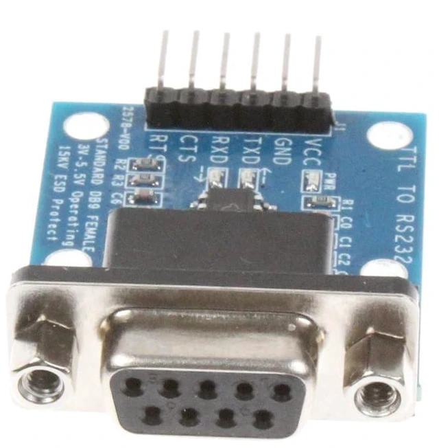 Alt view image 3 of 6 - TTL to RS232 Module Male Female Mutual Conversion Module Serial Level Conversion to SP232 TTL Serial Port Communicates with RS232 Level Device 15KV ESD Protect (Female)