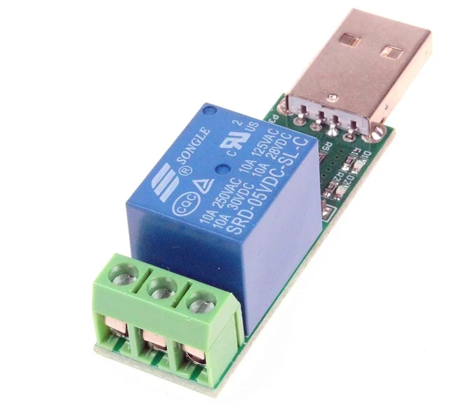 Alt view image 5 of 7 - HID Drive-Free USB Computer Control Switch Relay Module USB Smart Switch Control Plug and Play (1-Channel USB)
