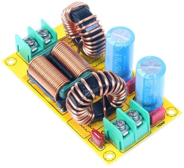 Alt view image 3 of 7 - DC LC Filter DC EMI Power Filter 0 to 50V 2A 4A 10A 20A Filtering Board (20A)
