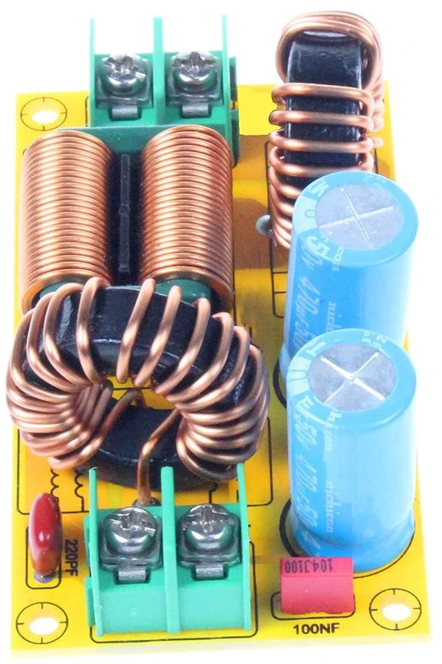 Alt view image 4 of 7 - DC LC Filter DC EMI Power Filter 0 to 50V 2A 4A 10A 20A Filtering Board (20A)