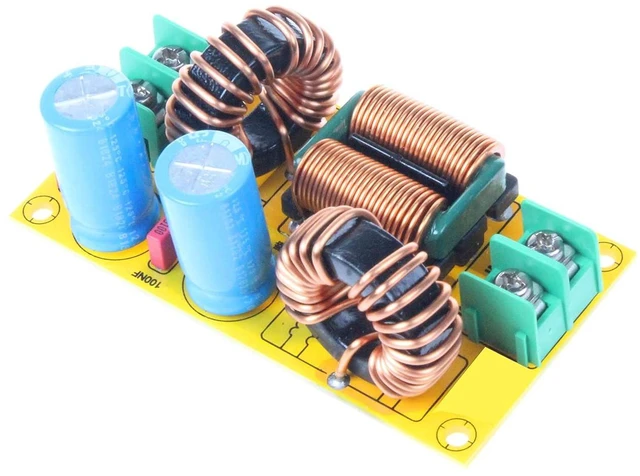Alt view image 6 of 7 - DC LC Filter DC EMI Power Filter 0 to 50V 2A 4A 10A 20A Filtering Board (20A)